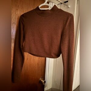 SHEIN long sleeve crop top, size small/4